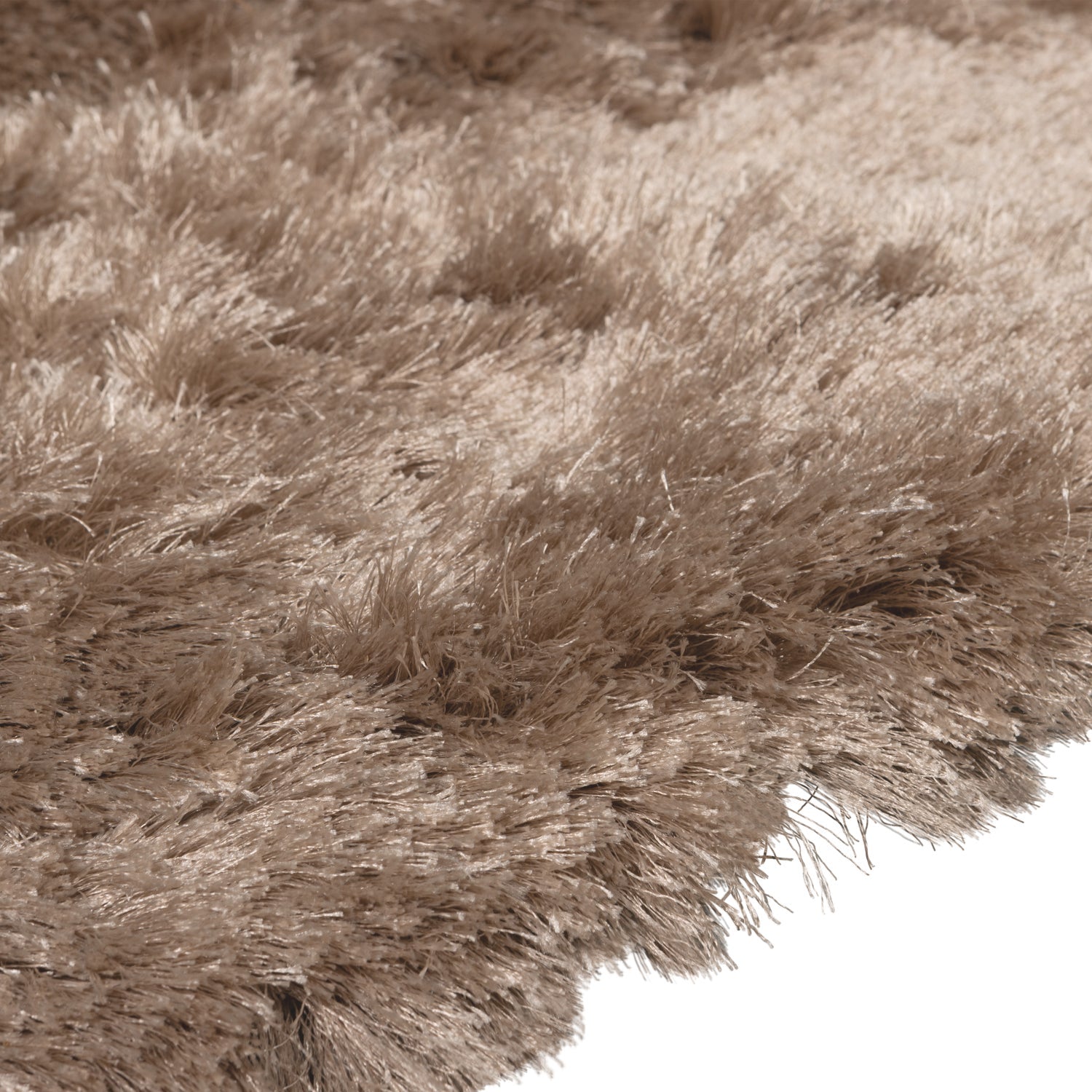 Woood | Vloerkleed rond Praline nougat