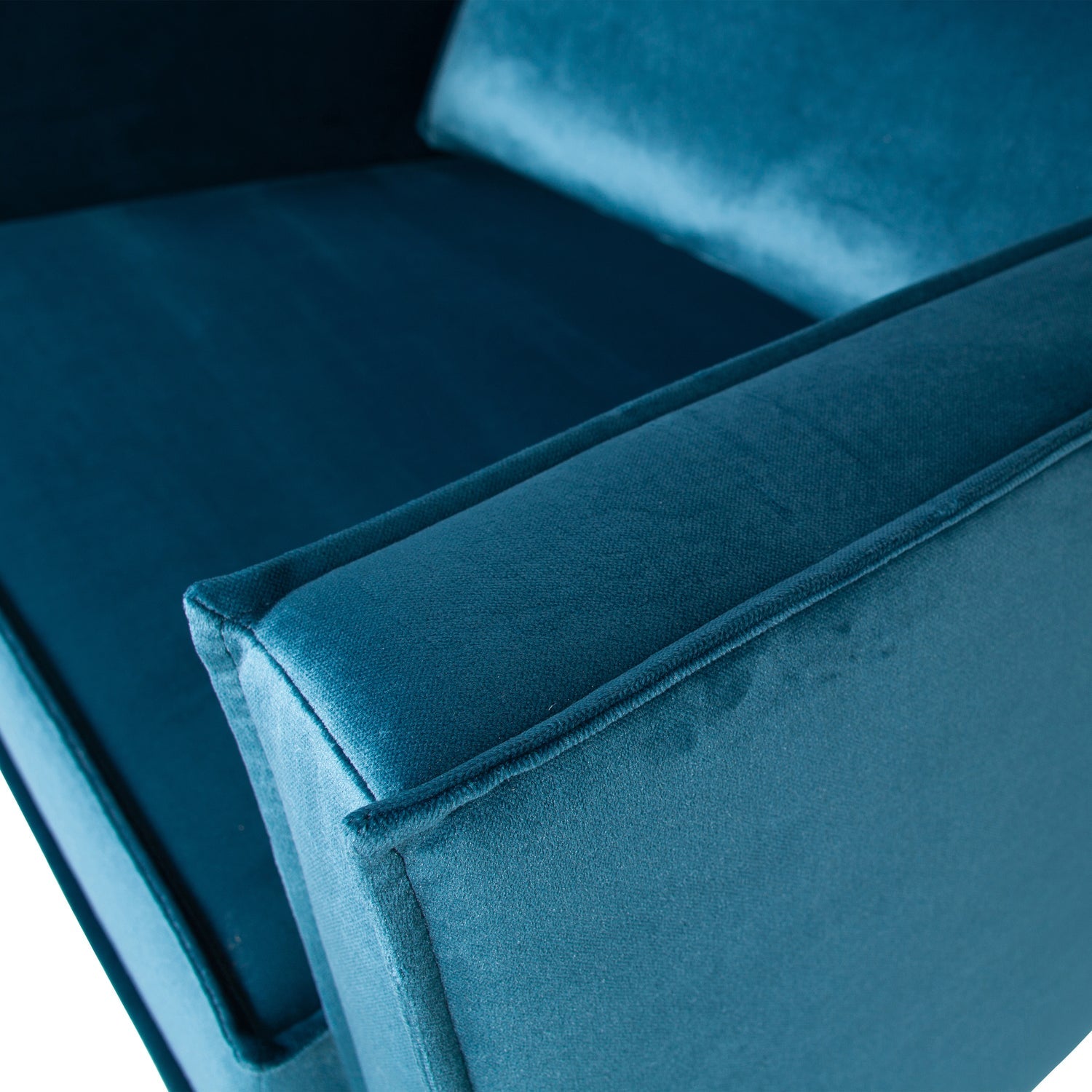 Woood | Fauteuil Rodeo velvet blauw