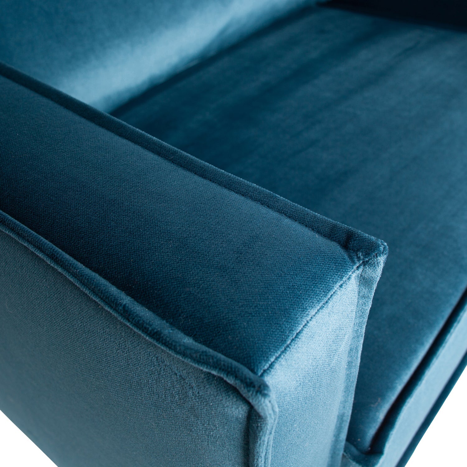Woood | Fauteuil Rodeo velvet blauw
