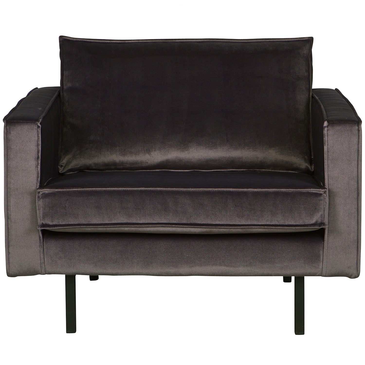Woood | Fauteuil Rodeo velvet antraciet