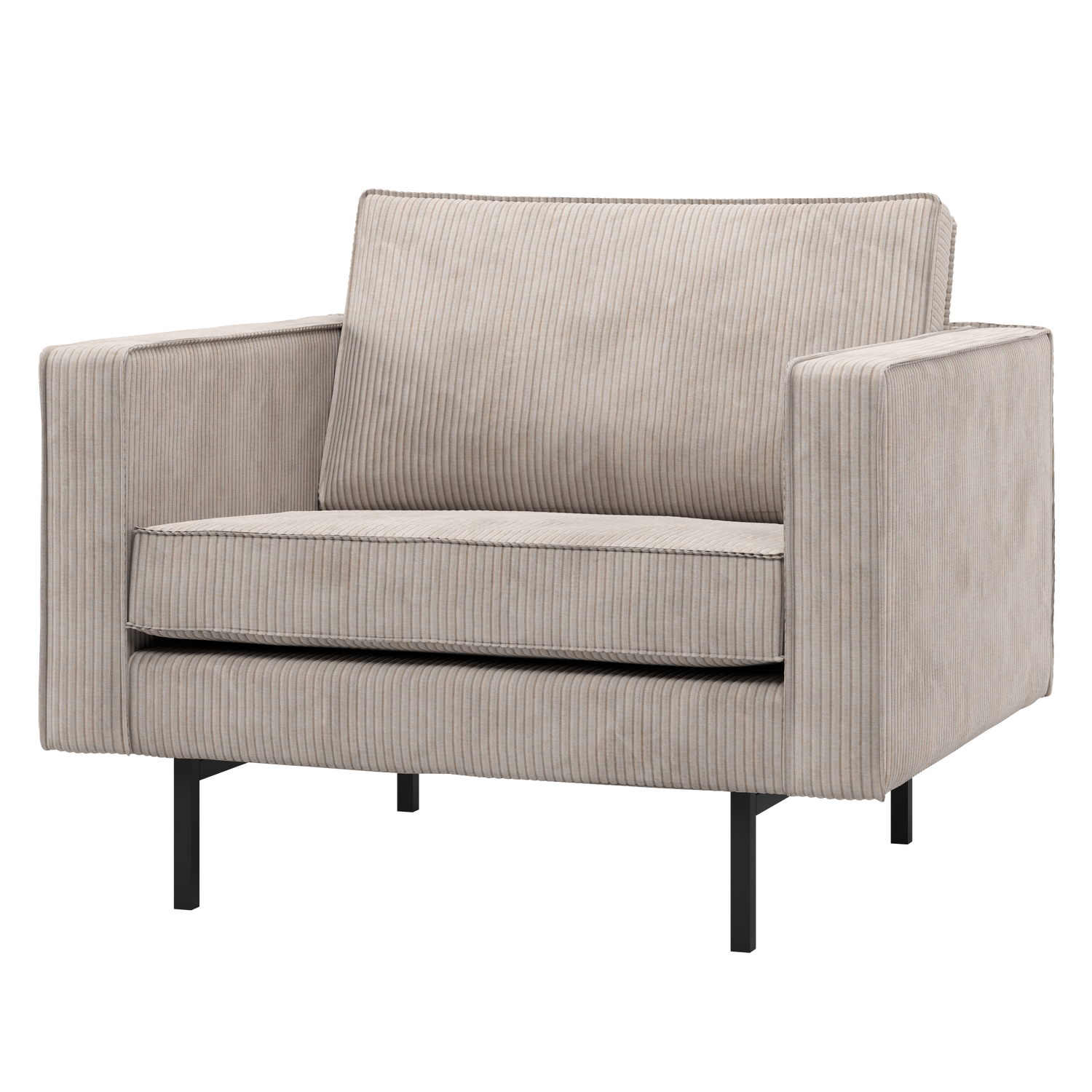 Woood | Fauteuil Rodeo ribstof ecru