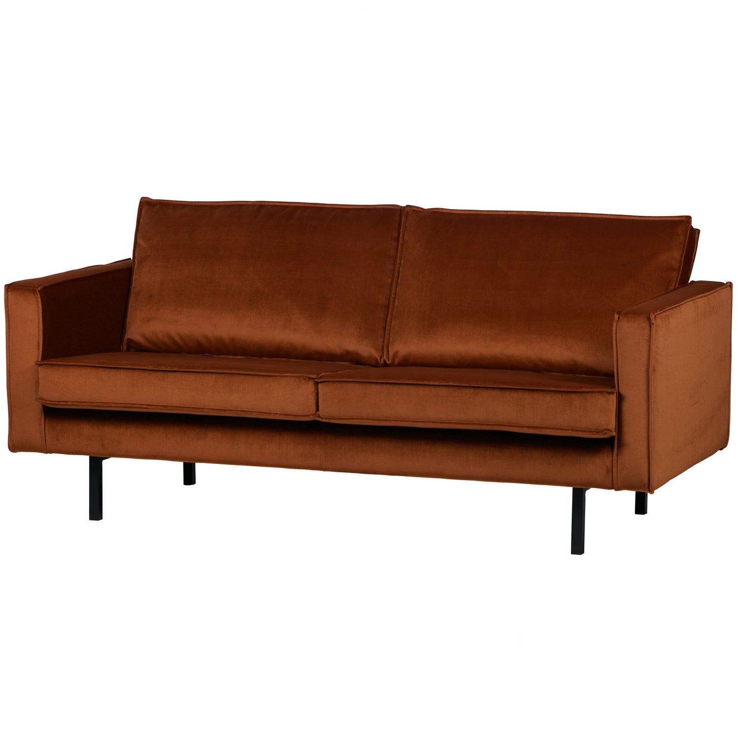 Woood | 2,5-Zits bank Rodeo velvet roest