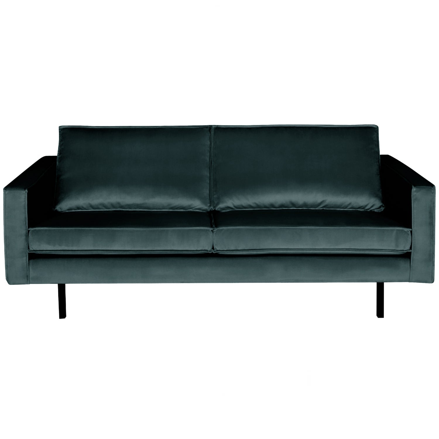 Woood | 2,5-Zits bank Rodeo velvet groenblauw