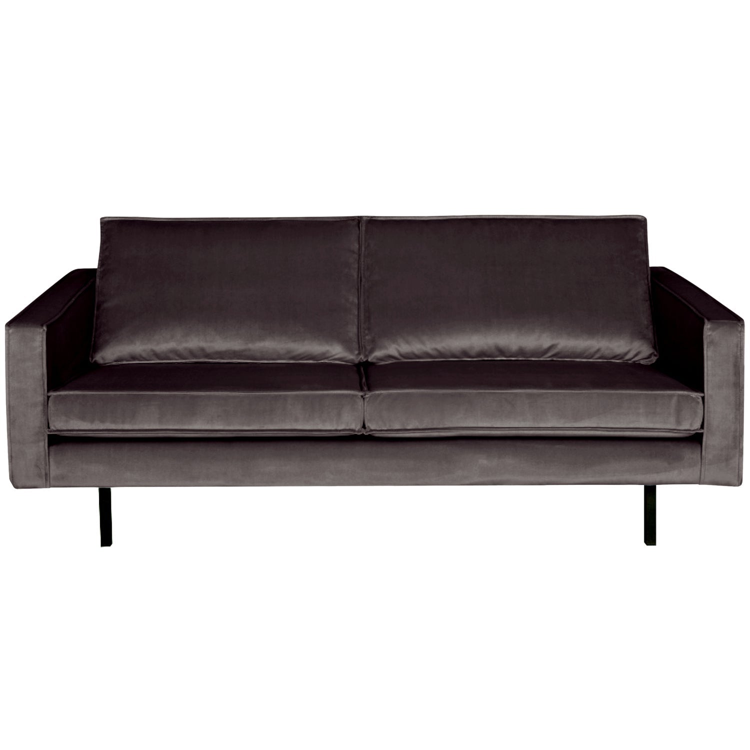 Woood | 2,5-Zits bank Rodeo velvet antraciet