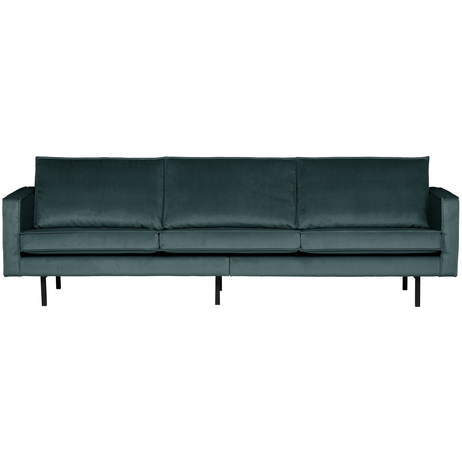 Woood | 3-Zits bank Rodeo velvet groenblauw