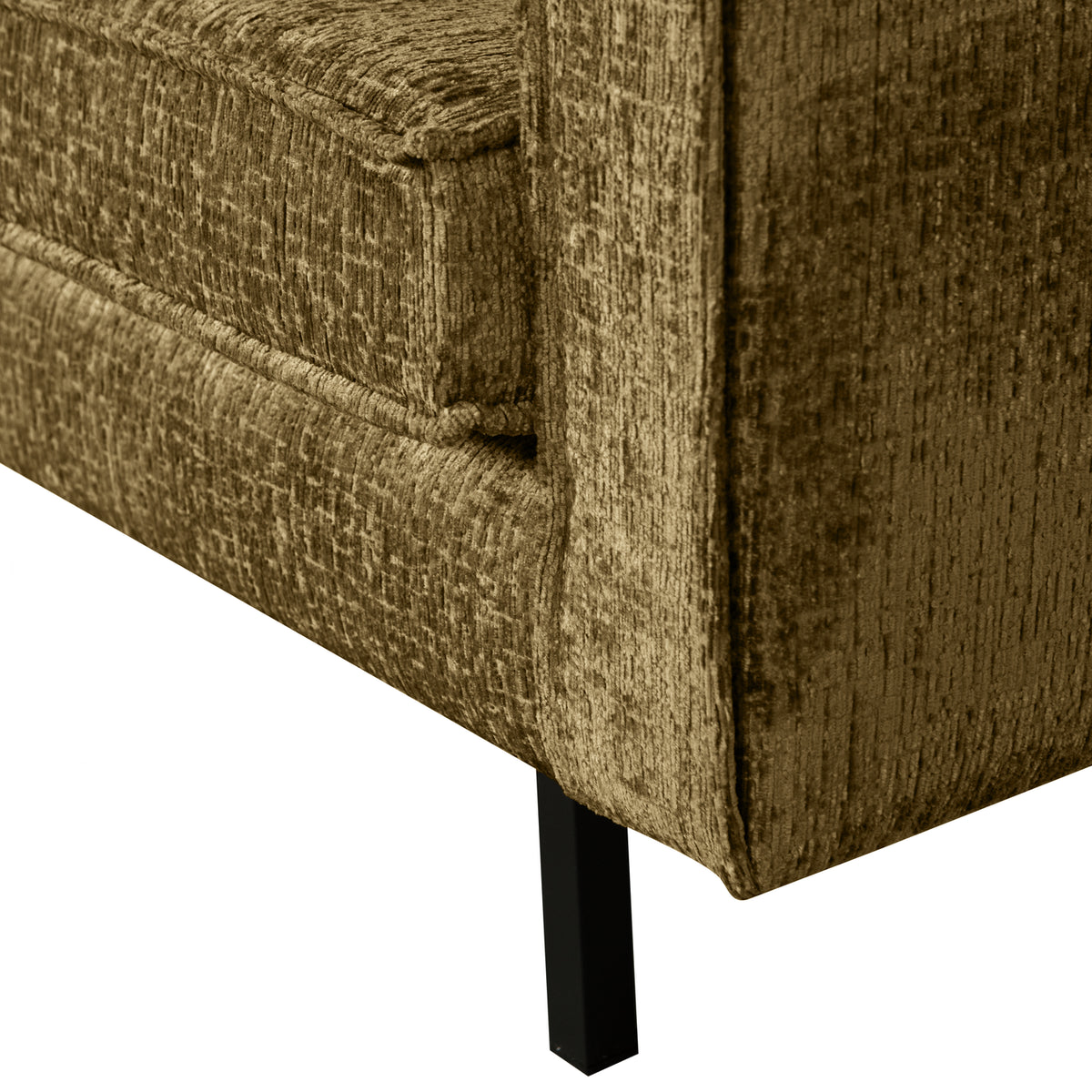 Woood | 3-Zits bank Rodeo structure velvet brass