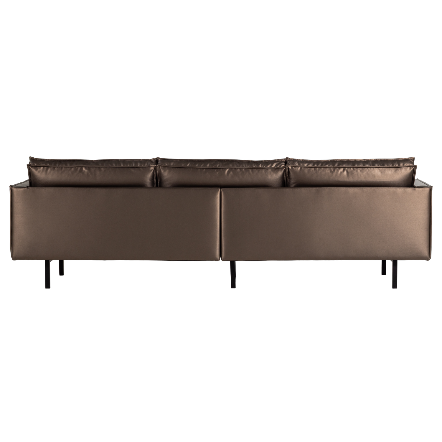 Woood | 3-Zits bank Rodeo metallic koperbruin