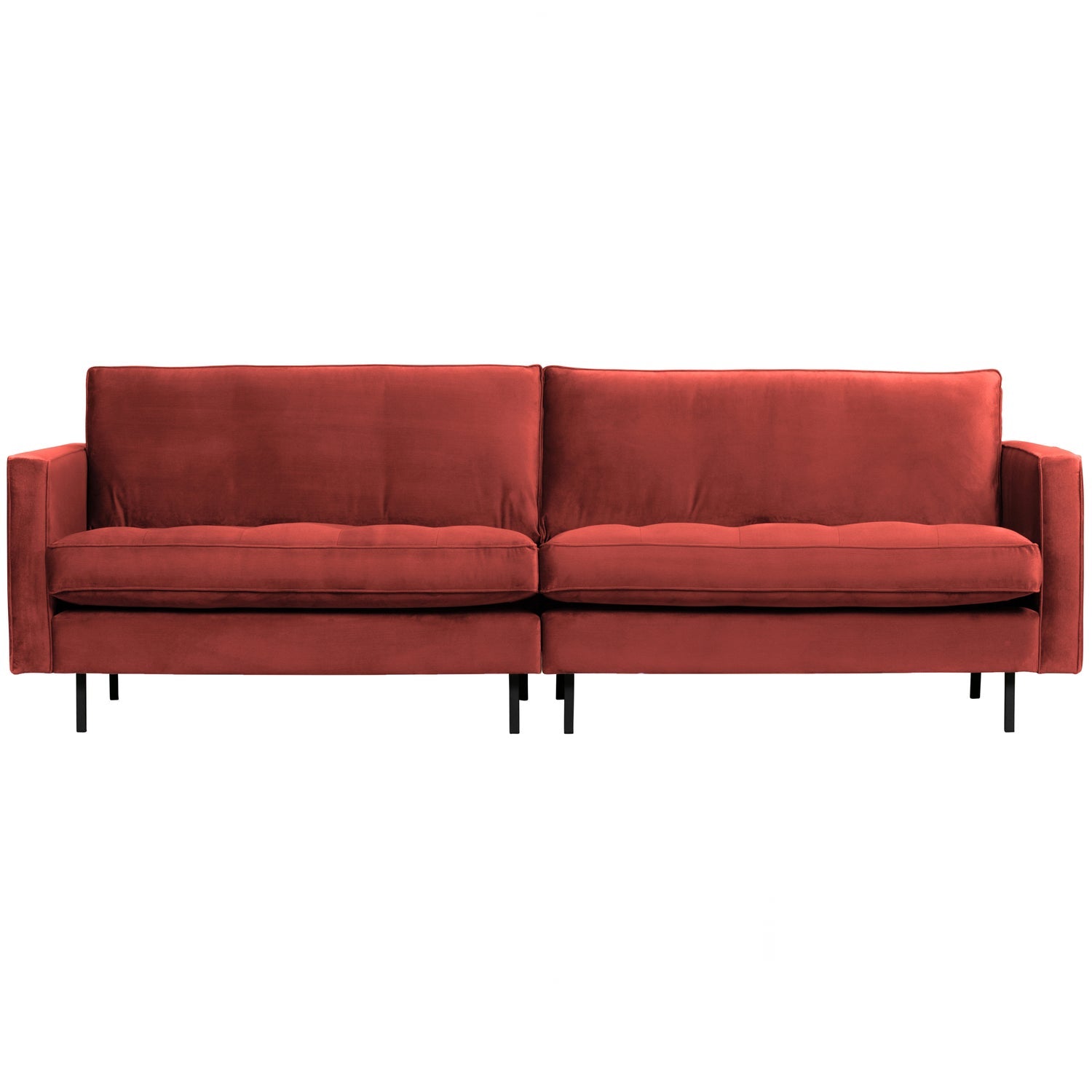 Woood | 3-Zits bank Rodeo classic velvet kastanjebruin