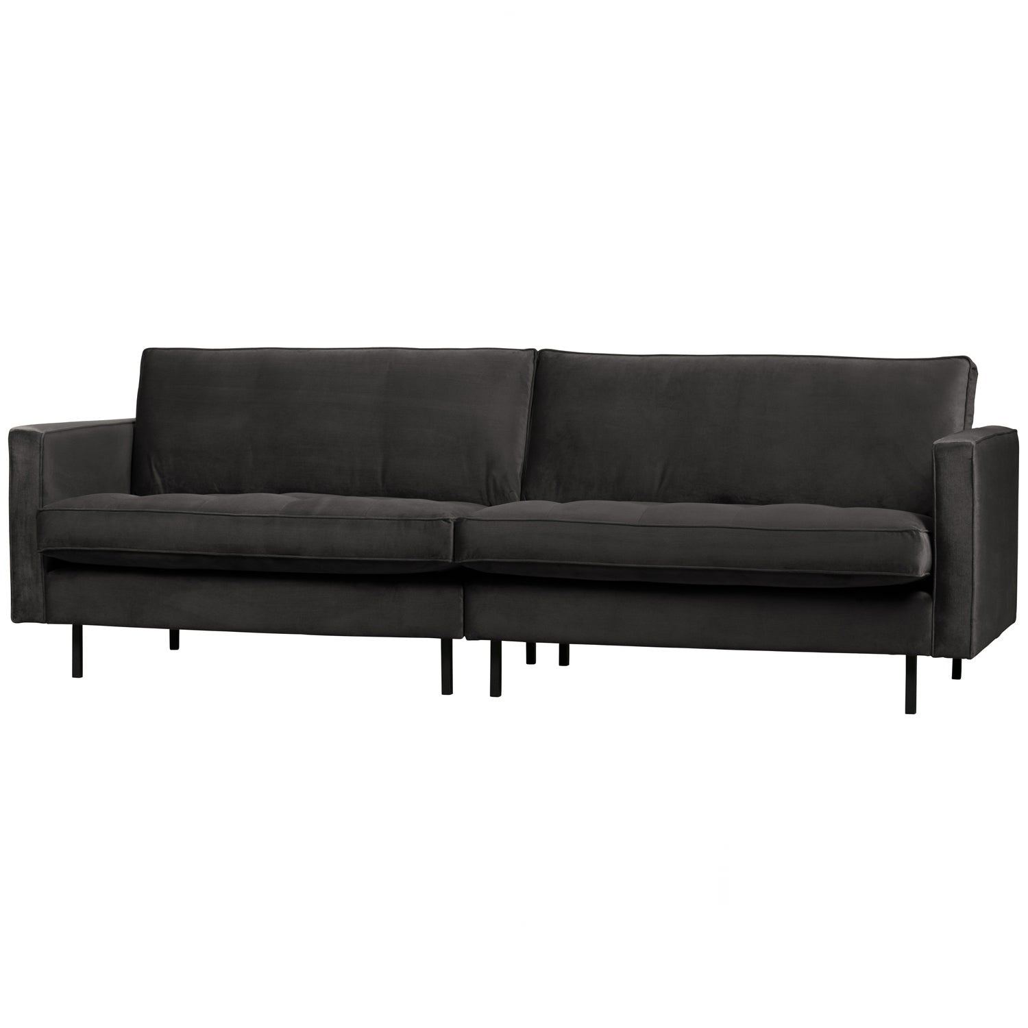 Woood | 3-Zits bank Rodeo classic velvet antraciet