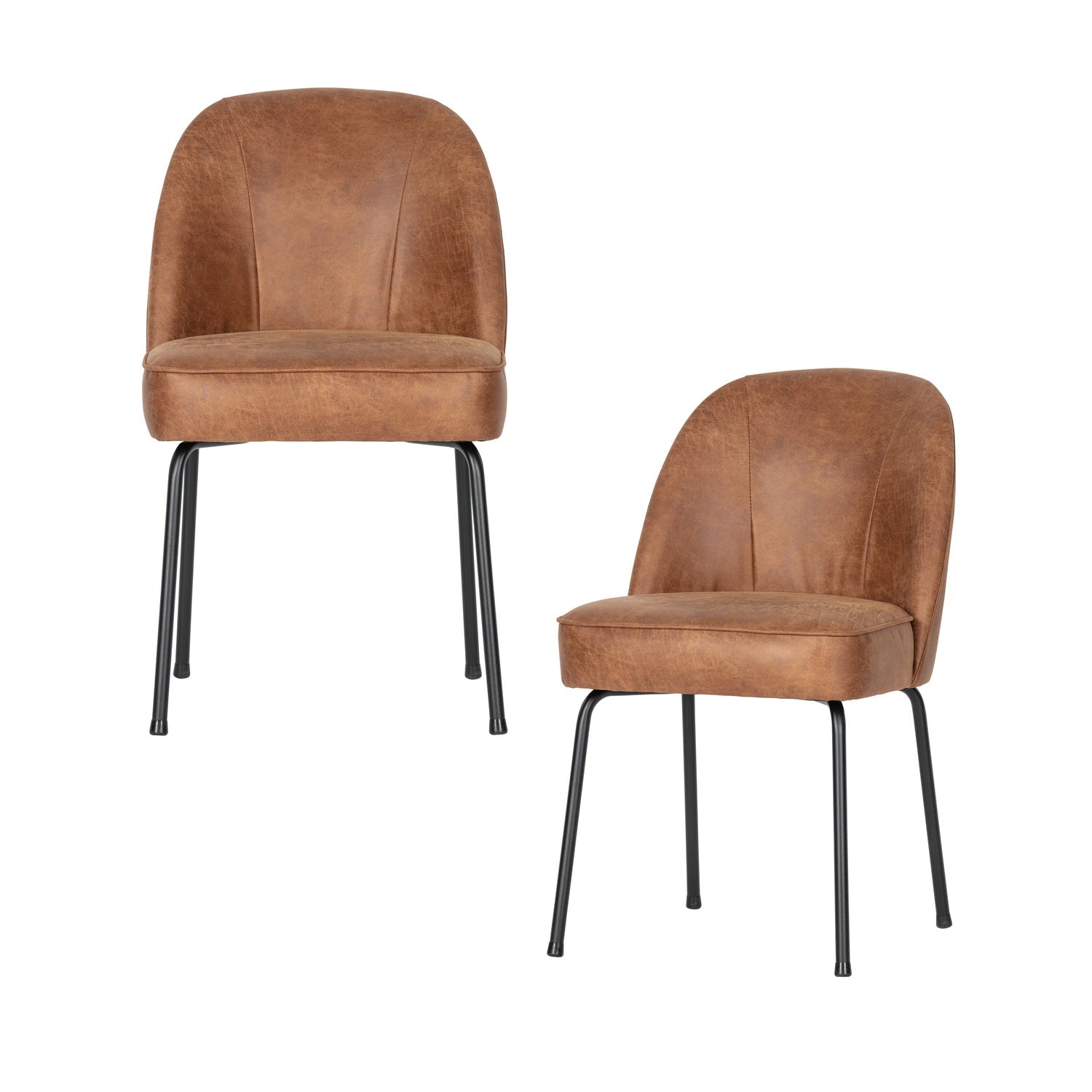 Woood | Eetkamerstoel Vogue ecoleer cognac