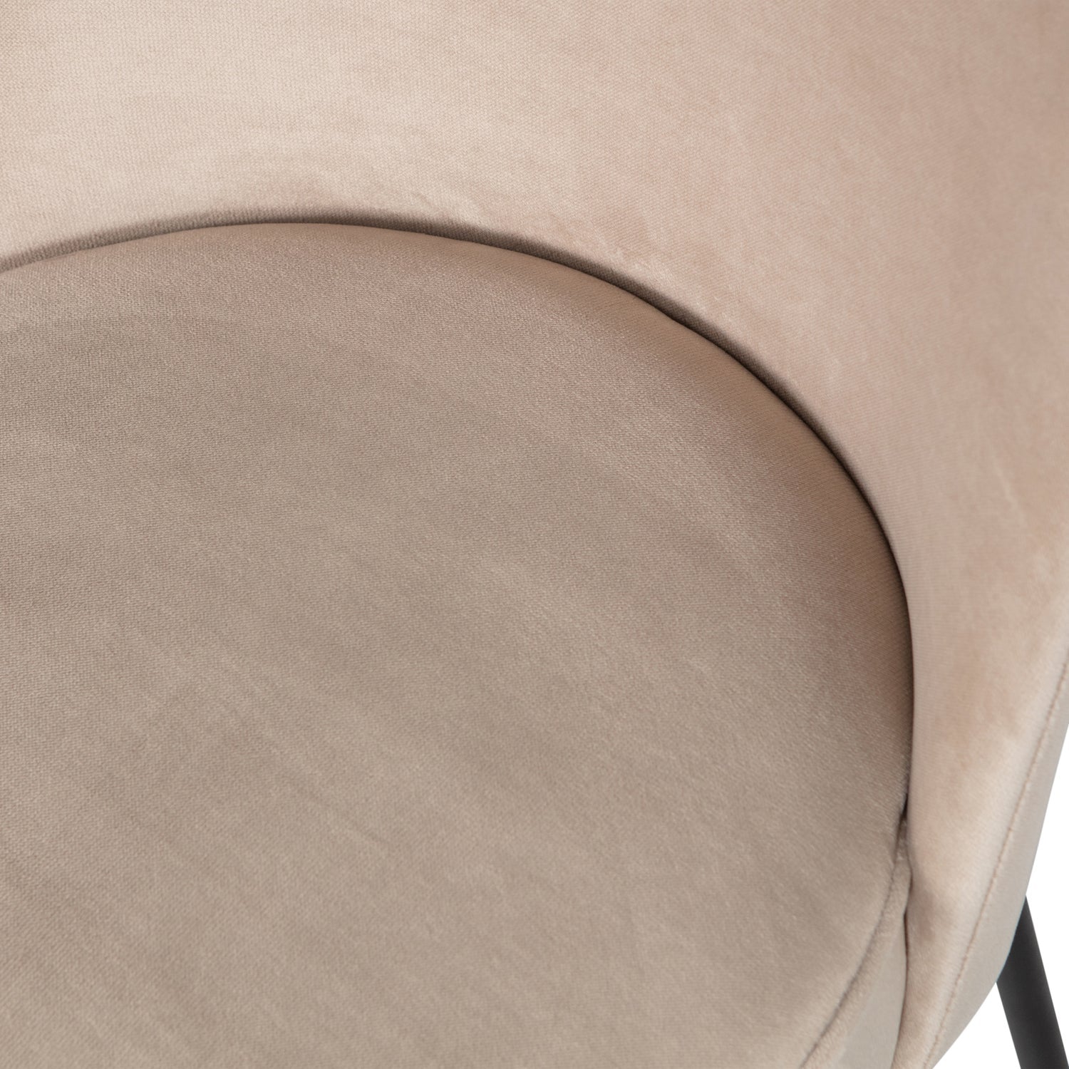 Woood | Eetkamerstoel Vogue velvet khaki