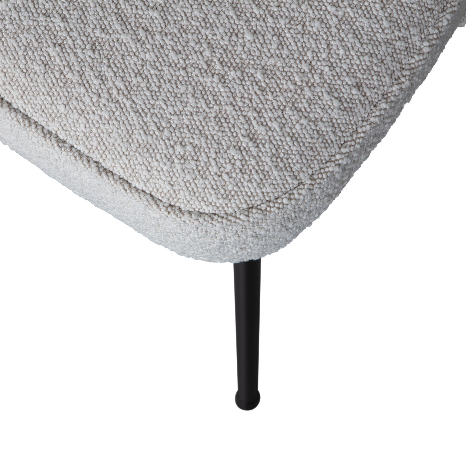 Woood | Eetkamerstoel Vogue boucle naturel