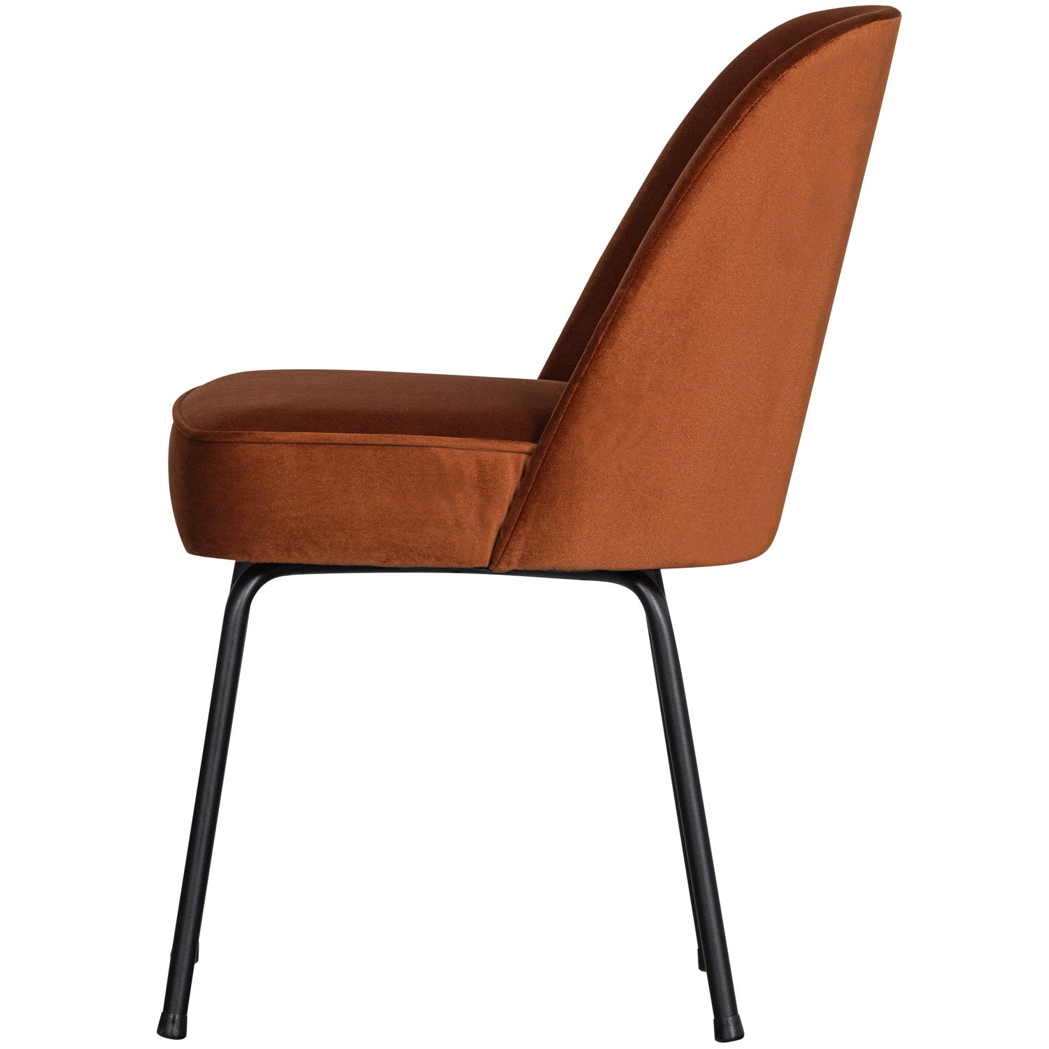 Woood | Eetkamerstoel Vogue velvet roest