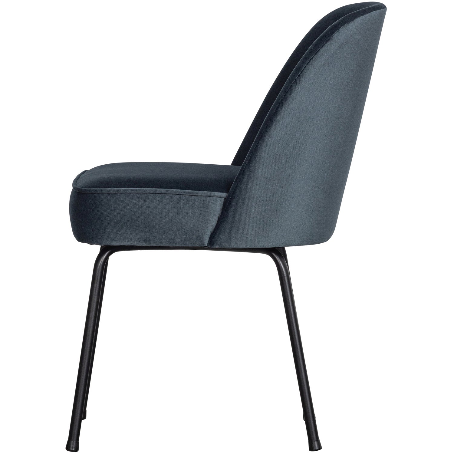 Woood | Eetkamerstoel Vogue velvet blauw