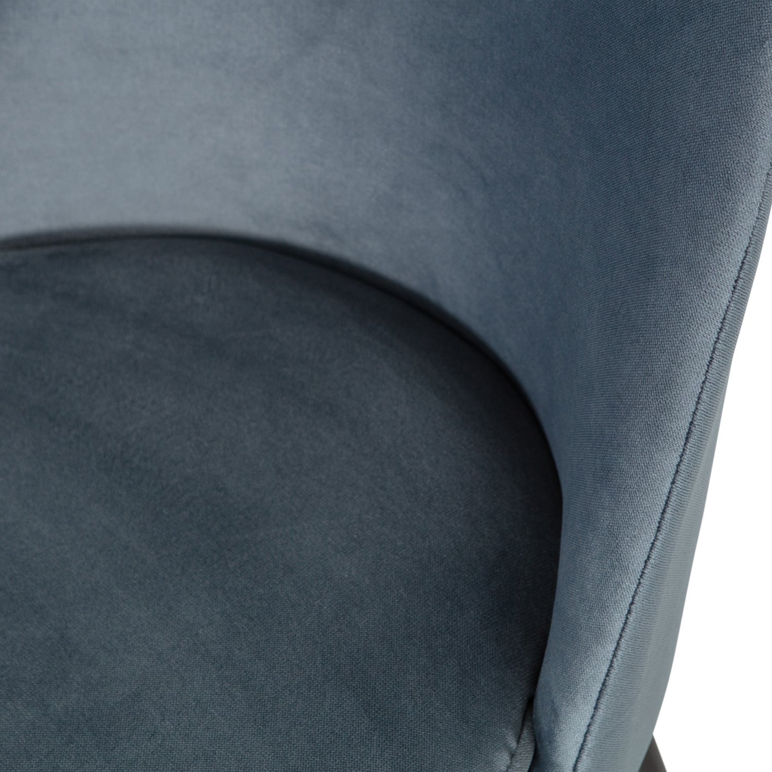 Woood | Eetkamerstoel Vogue velvet blauw