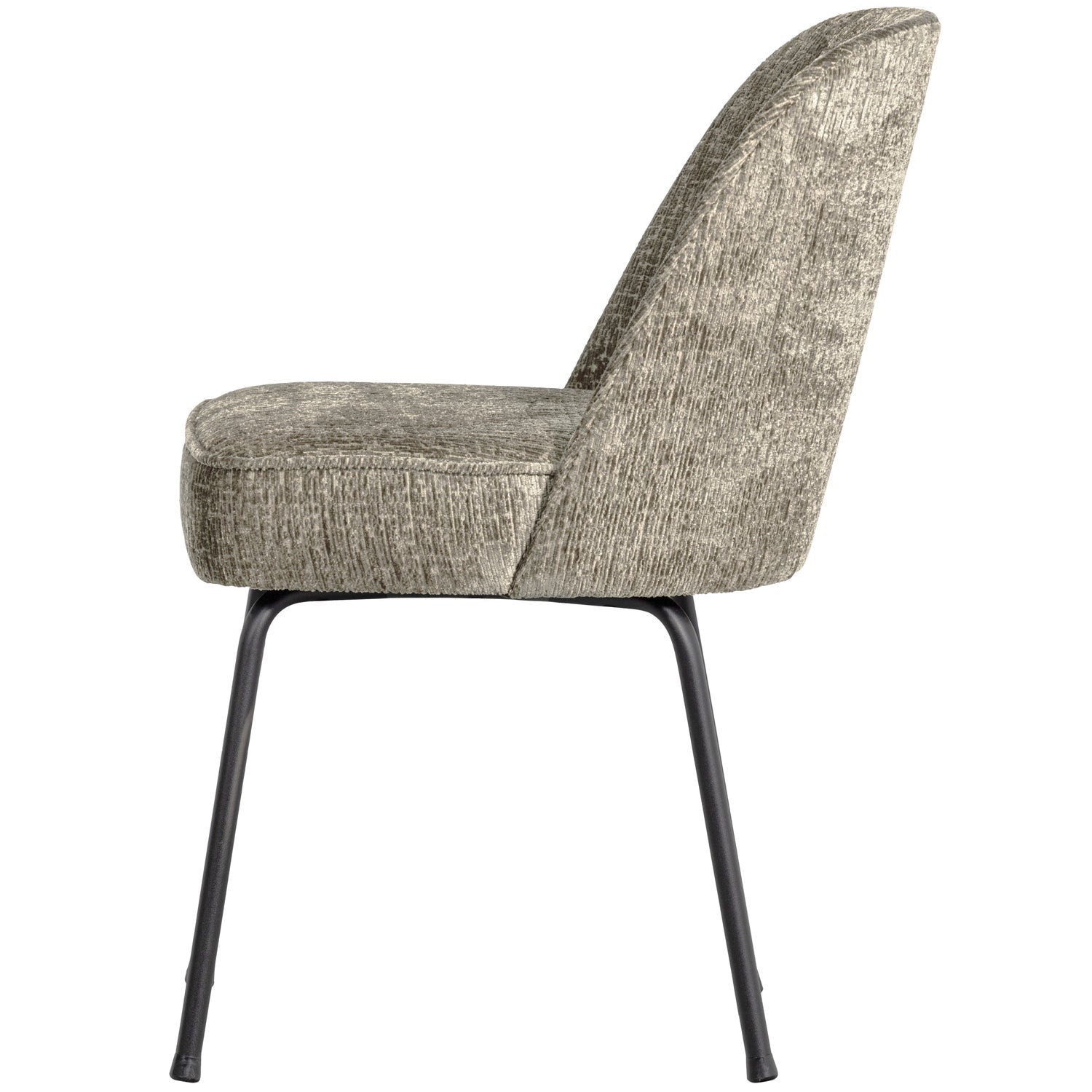 Woood | Eetkamerstoel Vogue structure velvet wheatfield