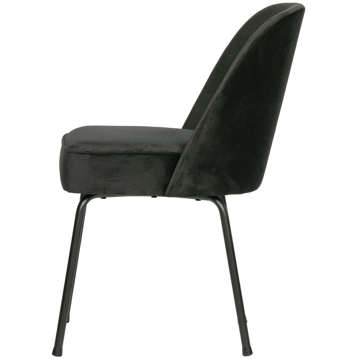 Woood | Eetkamerstoel Vogue velvet zwart
