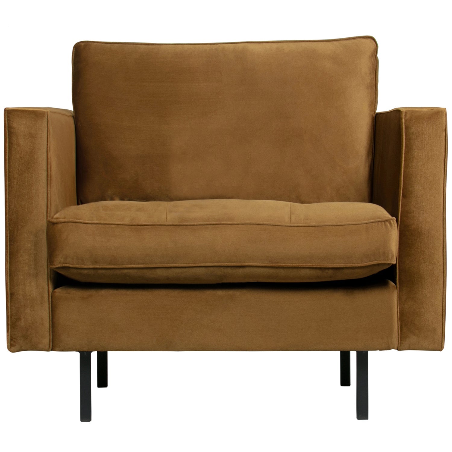 Woood | Fauteuil Rodeo classic velvet honinggeel