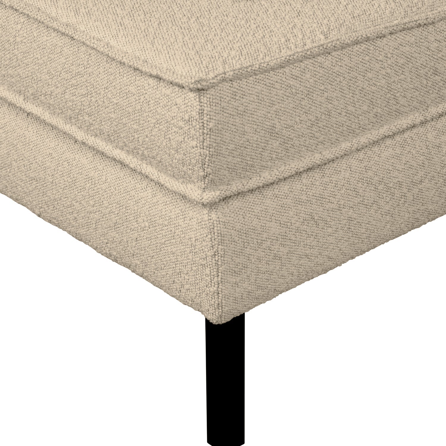 Woood | Hocker Rodeo op poten boucle beige