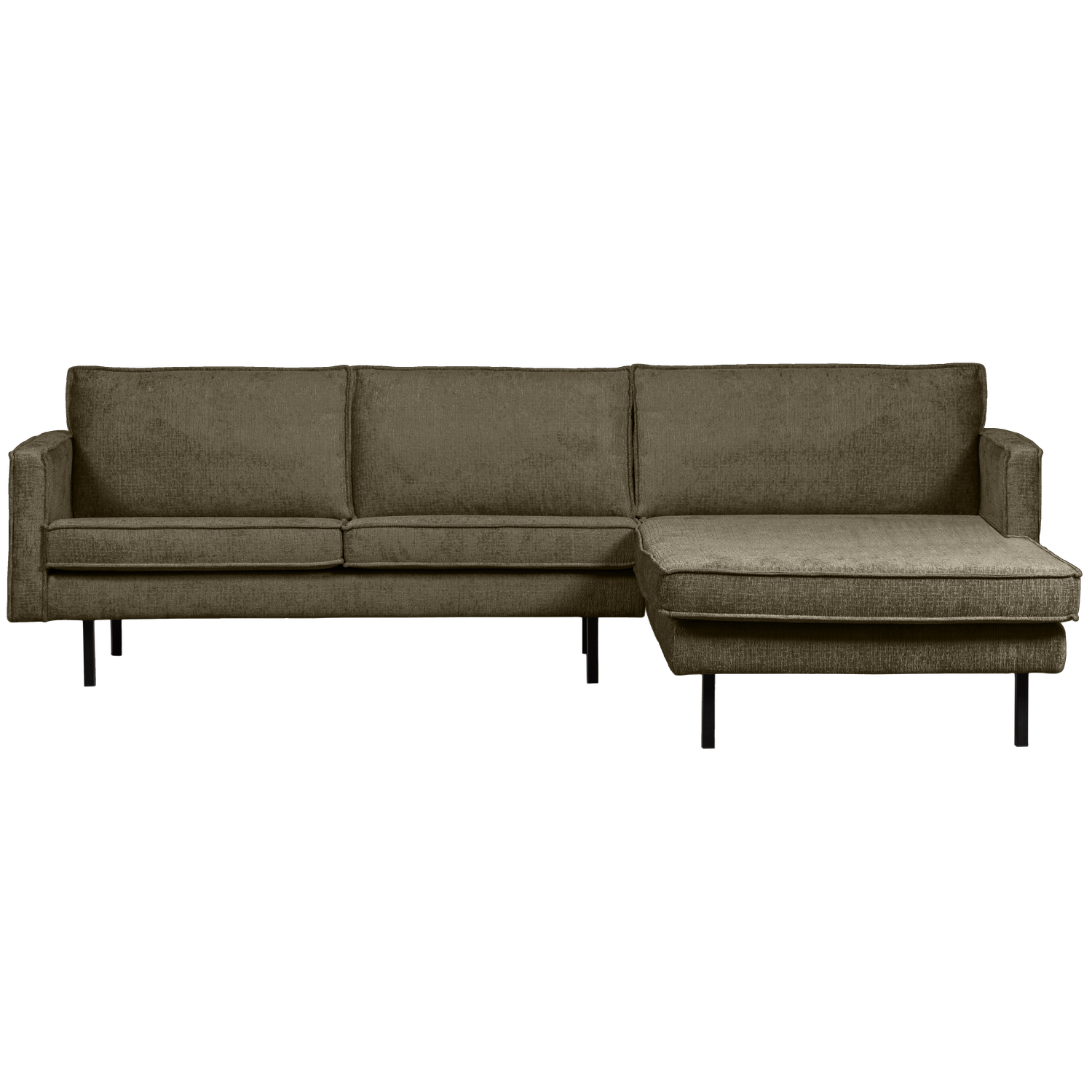 Woood | Chaise Longue Rodeo rechts structure velvet bonsai