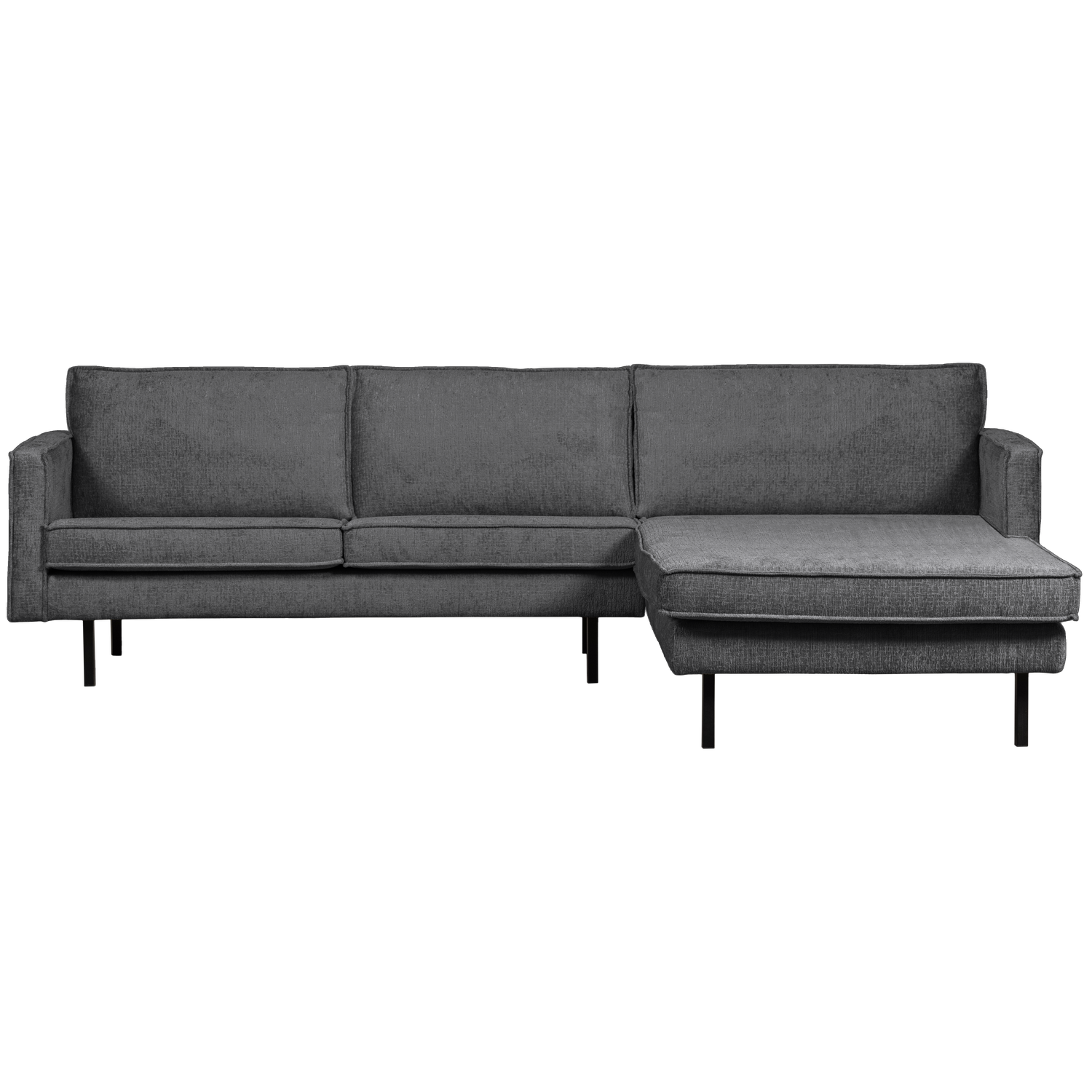Woood | Chaise Longue Rodeo rechts structure velvet mountain
