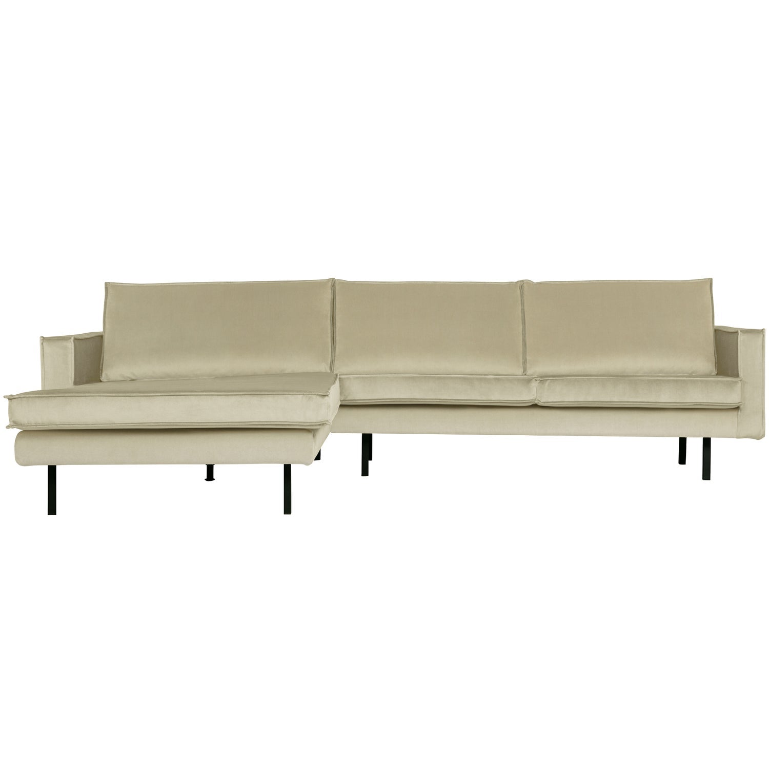 Woood | Chaise longue Rodeo links velvet pistache