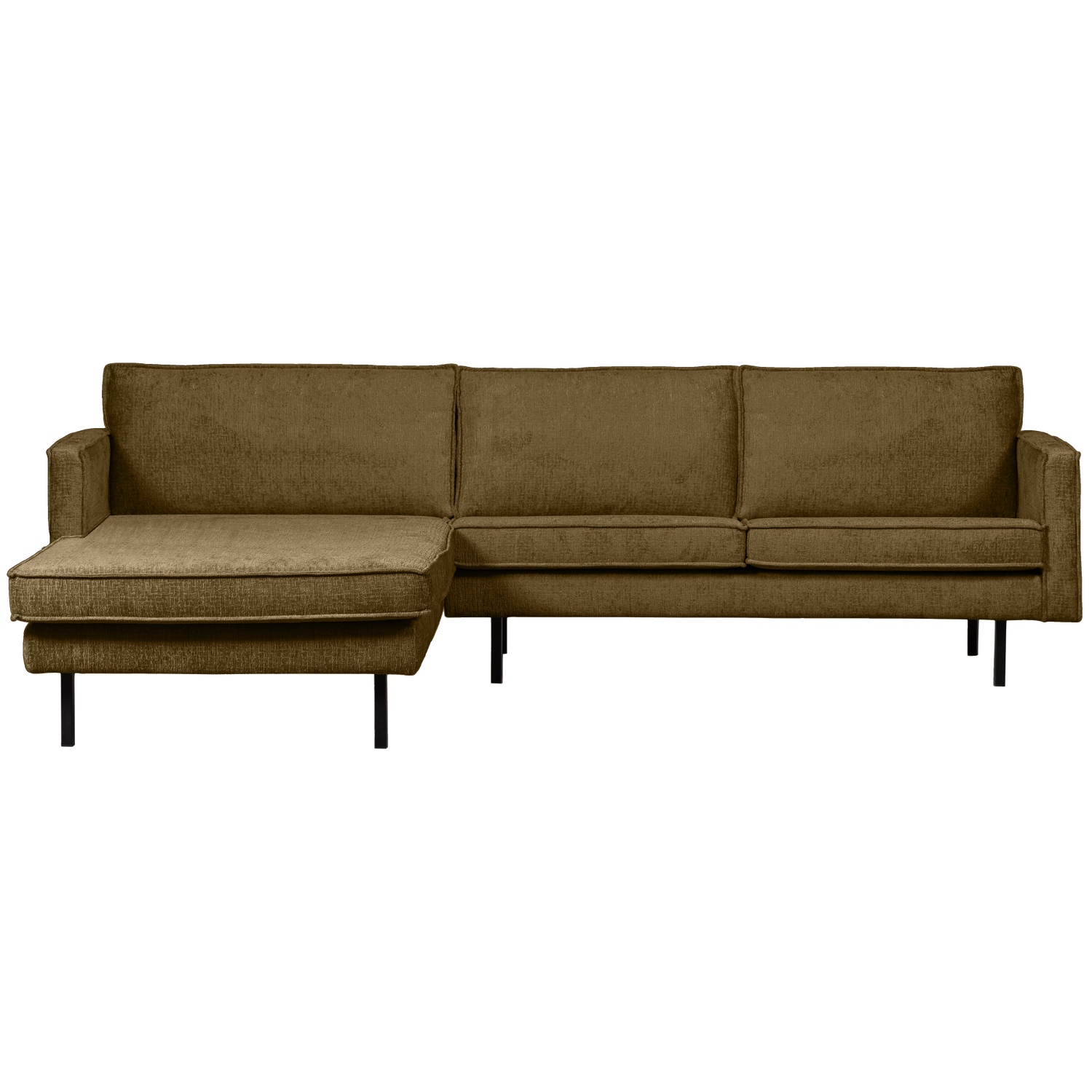 Woood | Chaise longue Rodeo links structure velvet brass