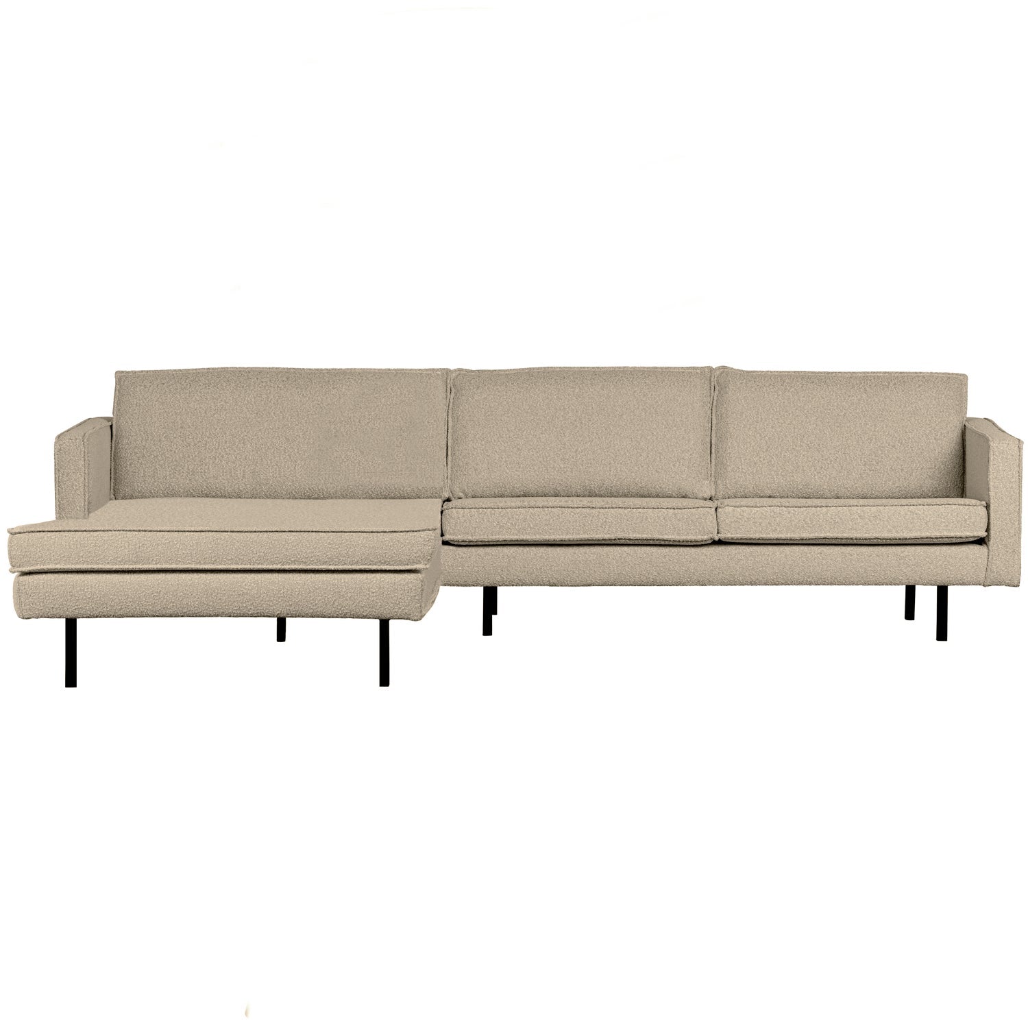Woood | Chaise longue Rodeo links boucle beige