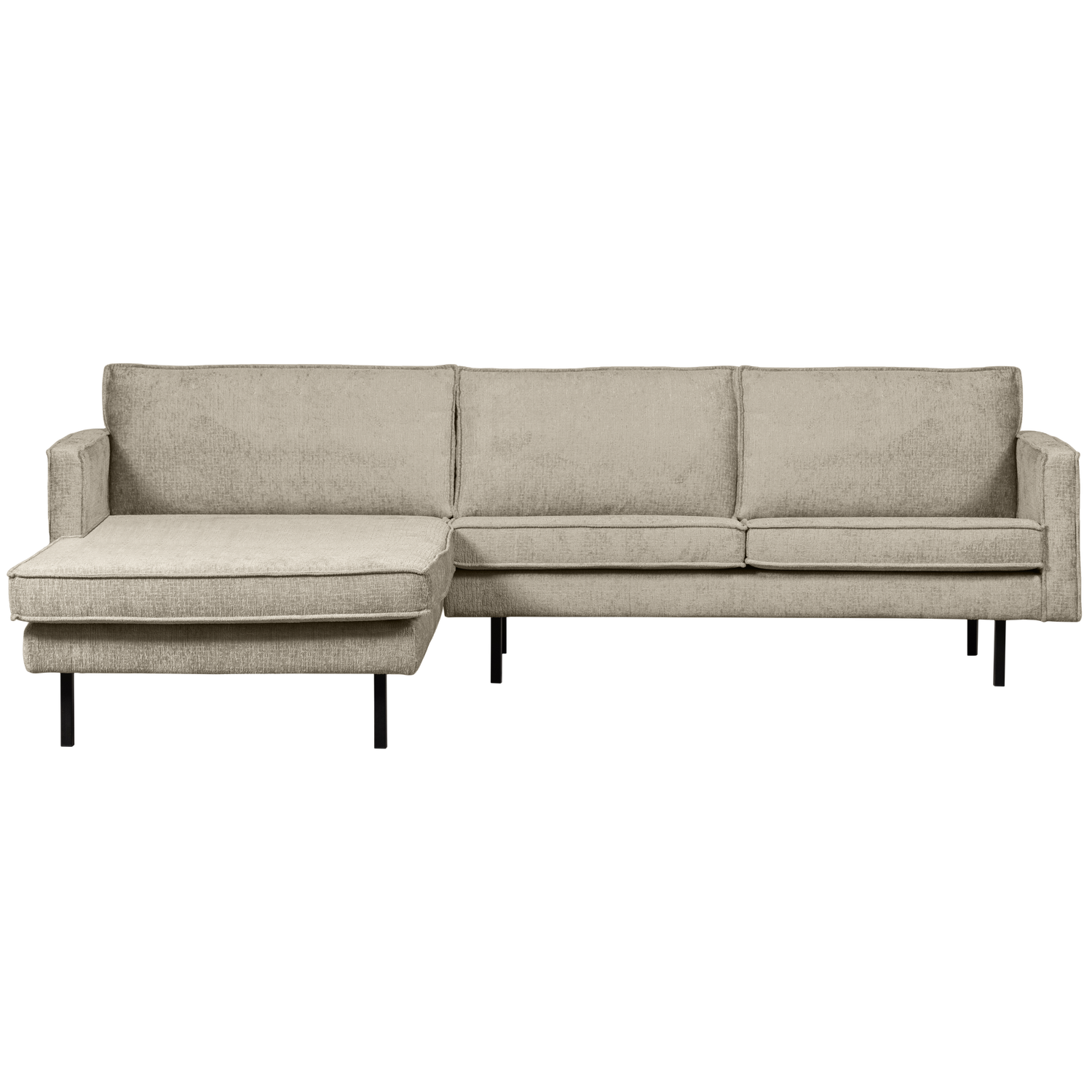 Woood | Chaise longue Rodeo links structure velvet wheatfield