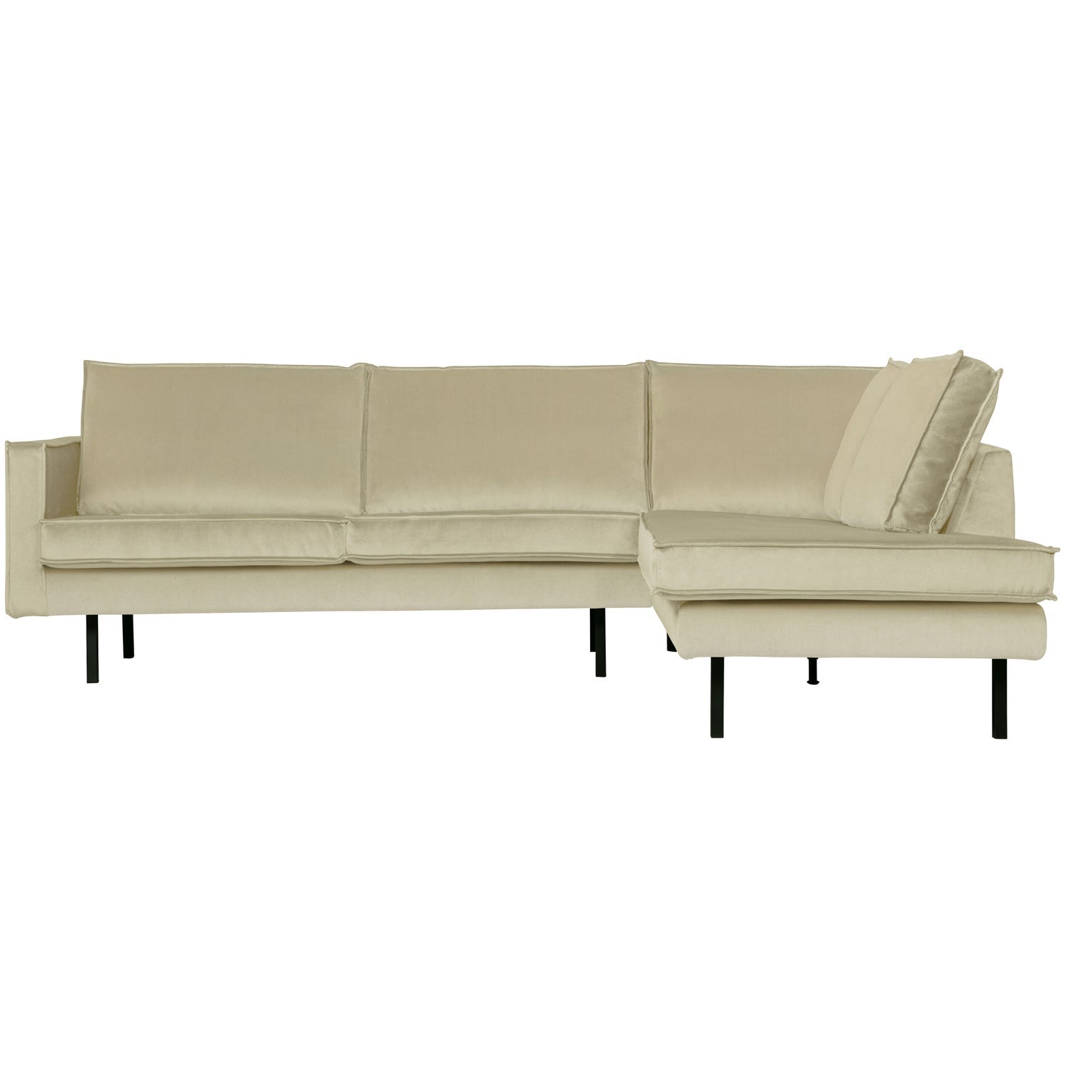 Woood | Hoekbank Rodeo rechts velvet pistache
