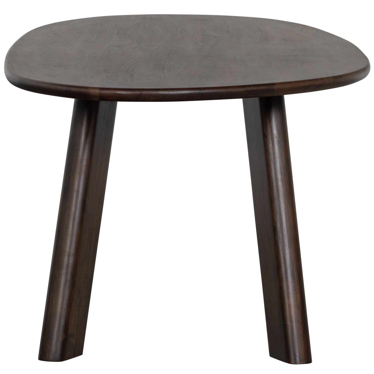 Woood | Eettafel & Bureau Roundly 200cm donkerbruin