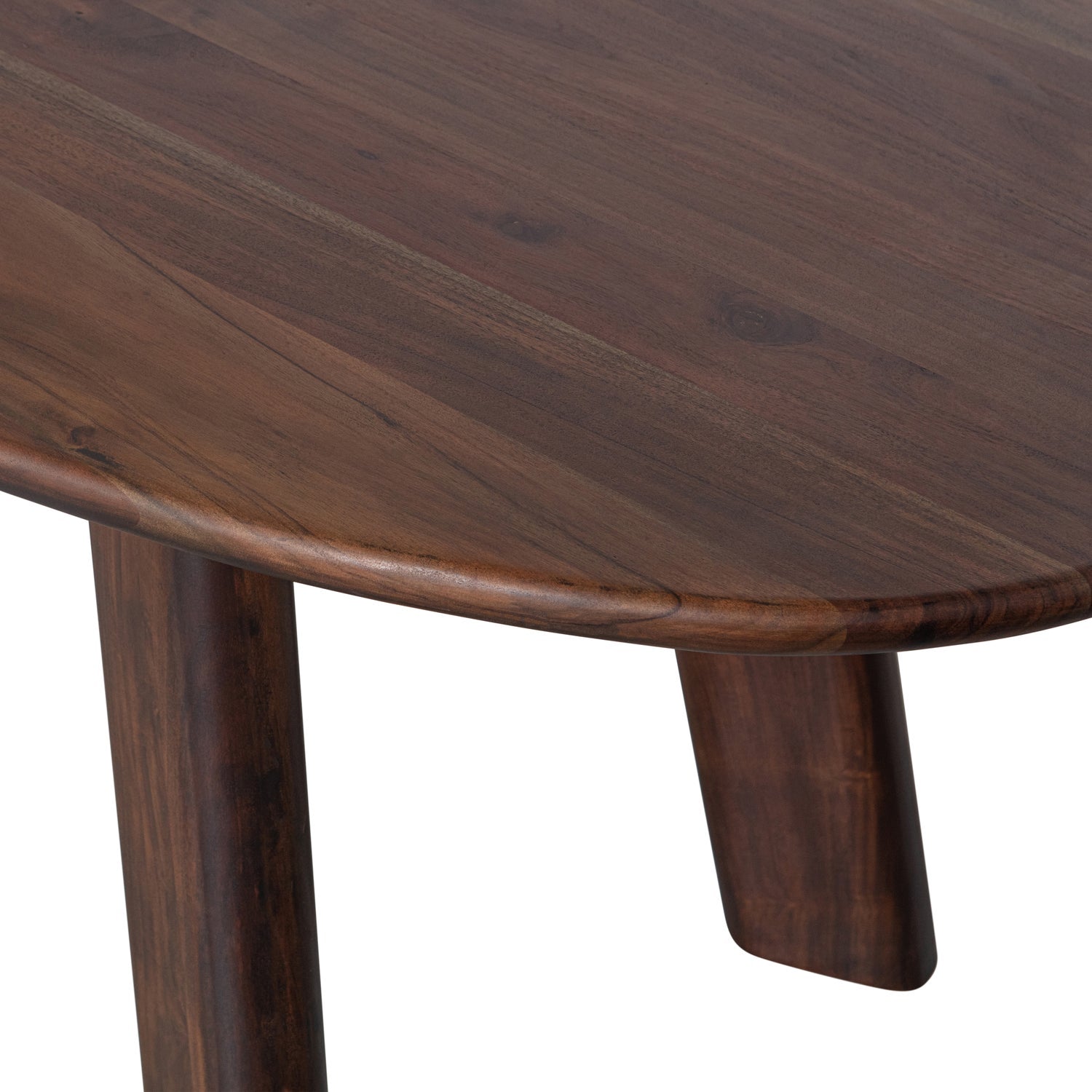 Woood | Eettafel & Bureau Roundly 200cm donkerbruin