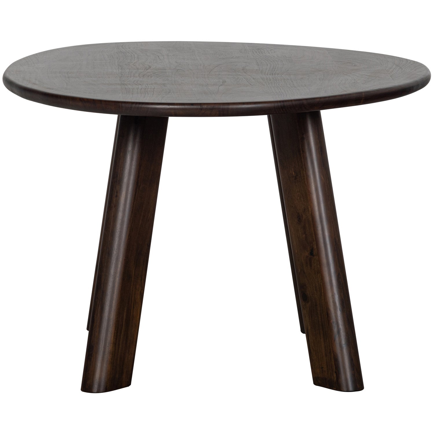 Woood | Eettafel & bureau Roundly 160cm donkerbruin