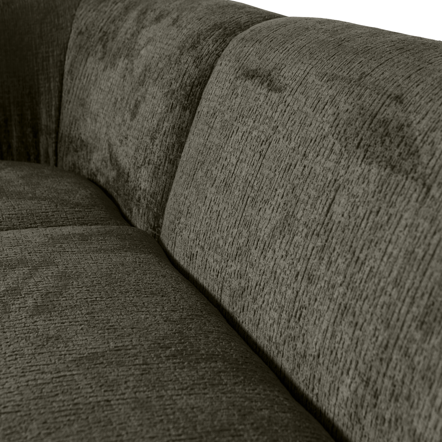 Woood | Hoekbank Sloping links structure velvet frost