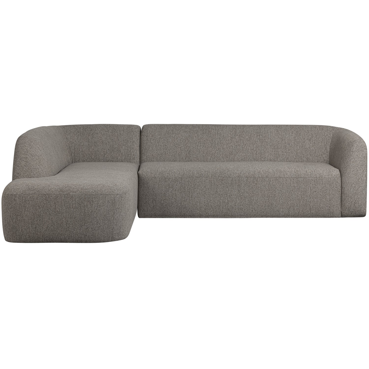 Woood | Hoekbank Sloping links grijs melange