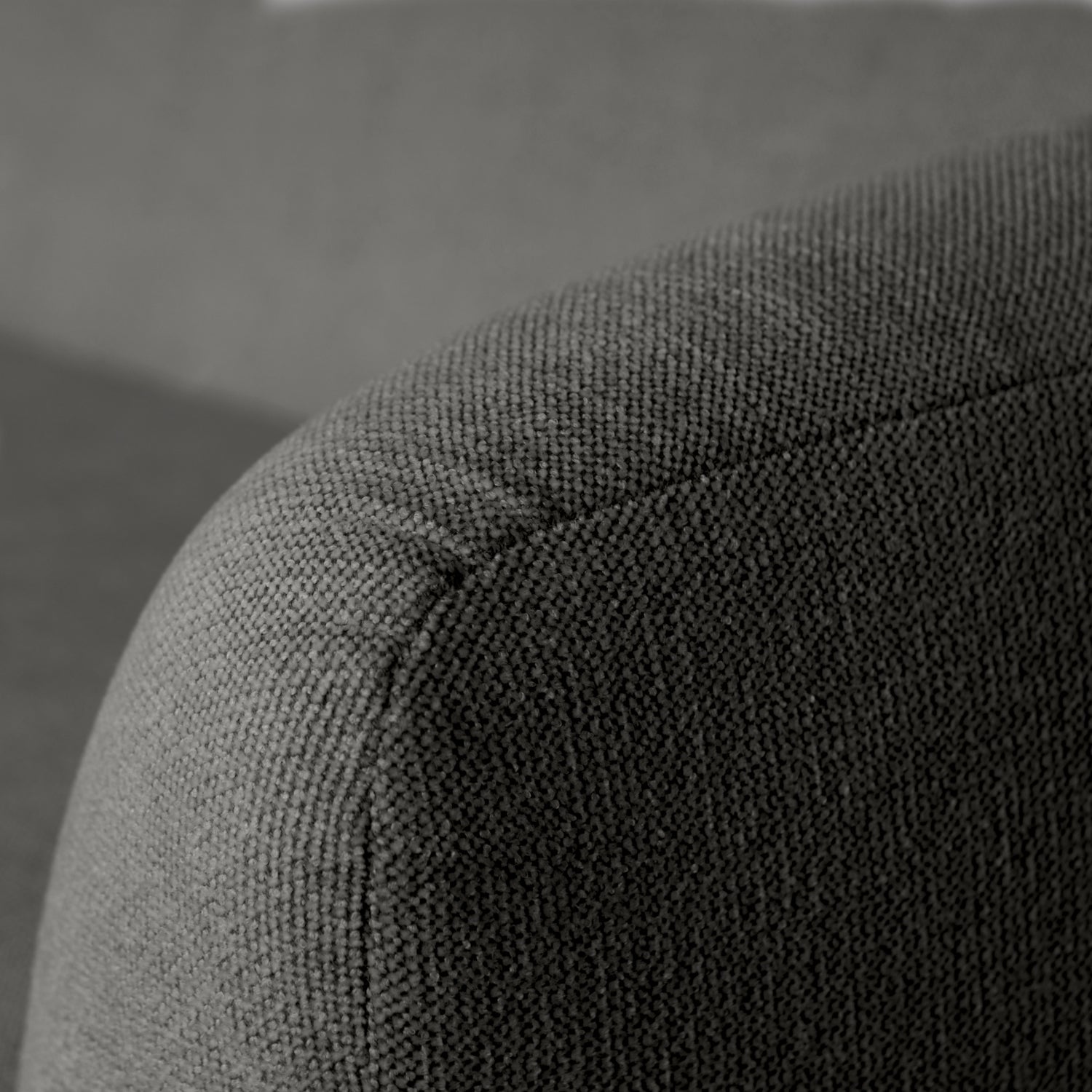 Woood | 3-Zits bank Sloping grijs/zwart melange