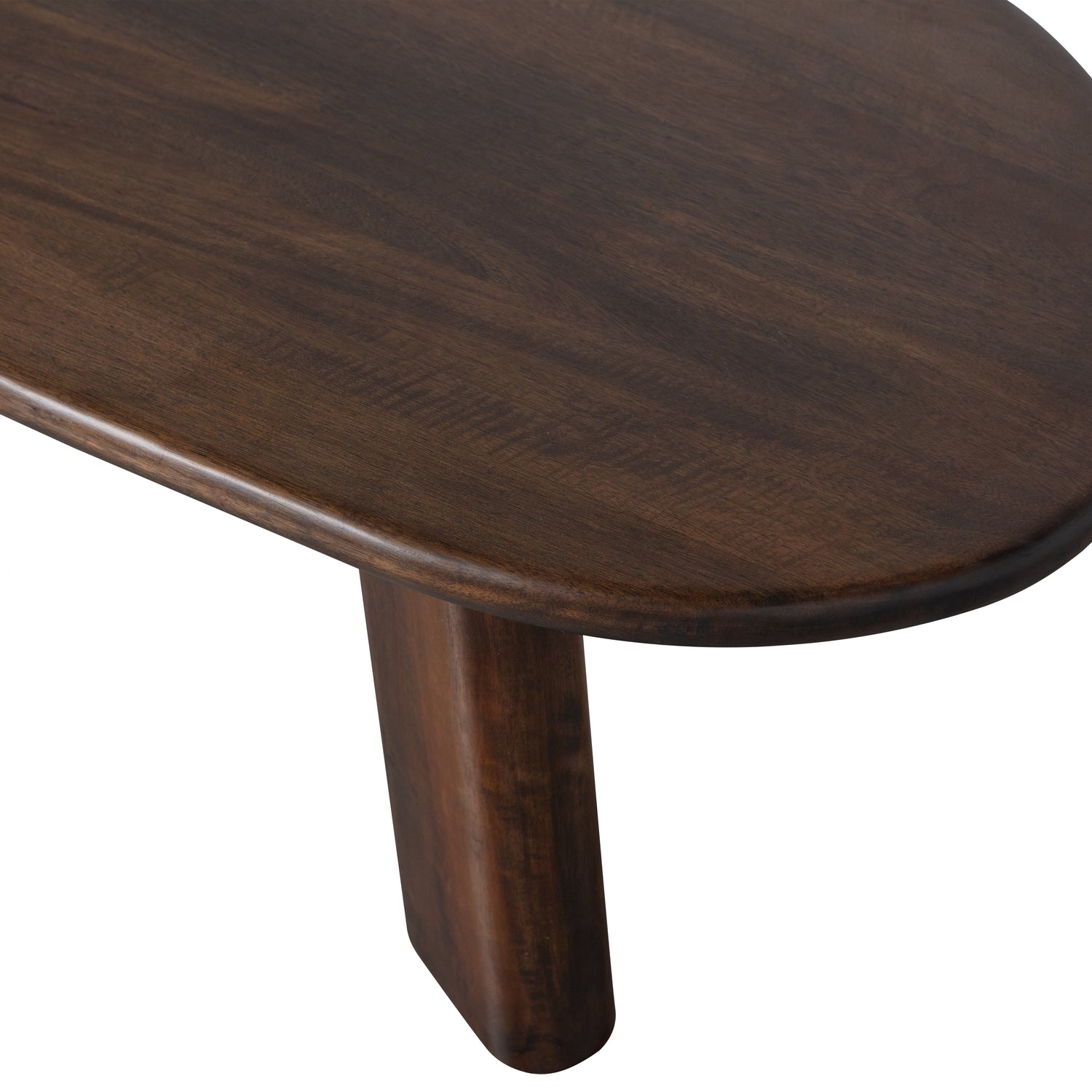Woood | Salontafel Roundly 110cm donkerbruin