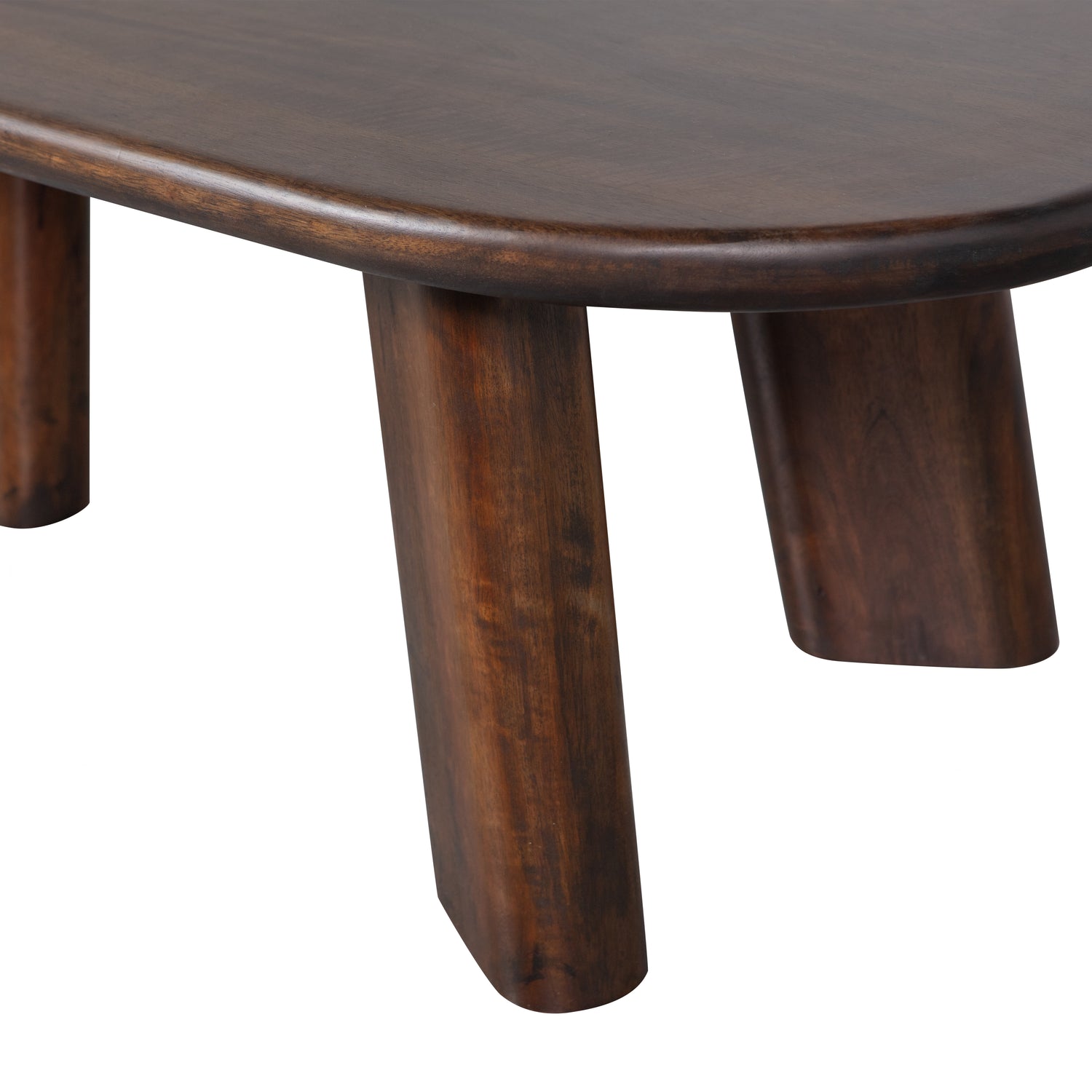Woood | Salontafel Roundly 110cm donkerbruin