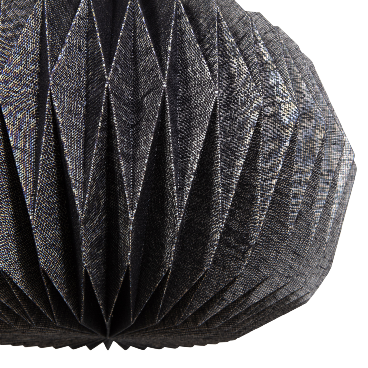 Woood | Hanglamp Globe papier naturel/zwart