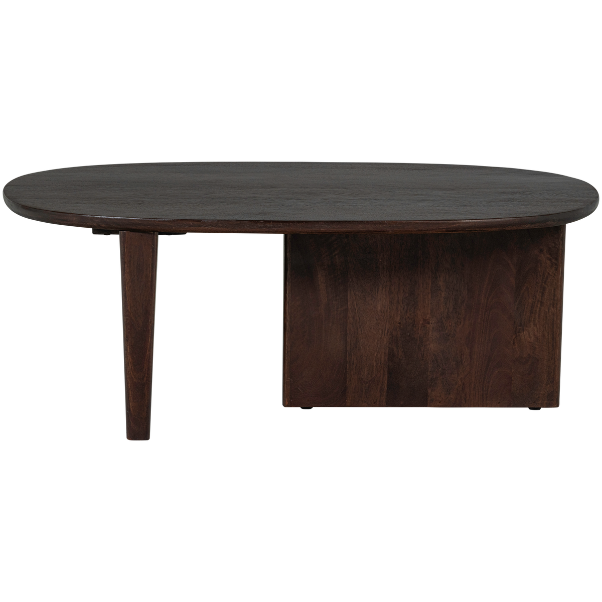 Woood | Salontafel Seam 110cm donkerbruin