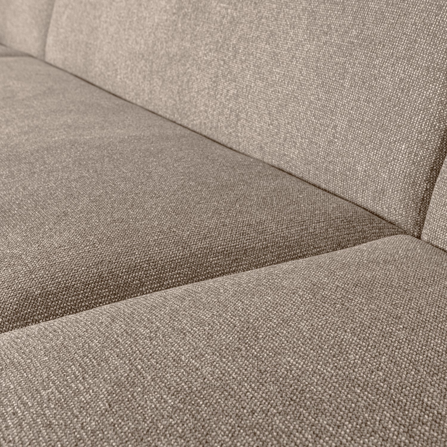 Woood | U-vorm bank Sloping naturel melange