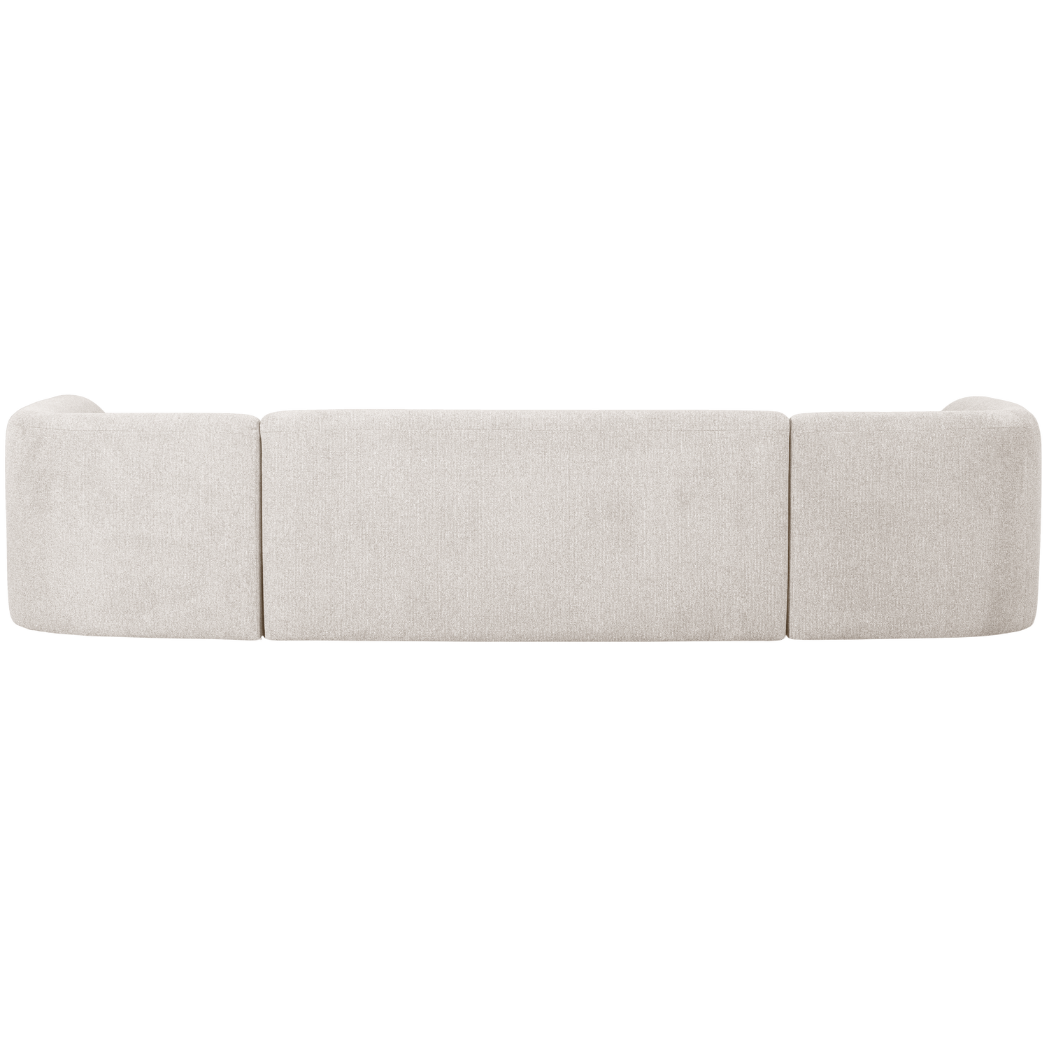 Woood | U-vorm bank Sloping pearl melange