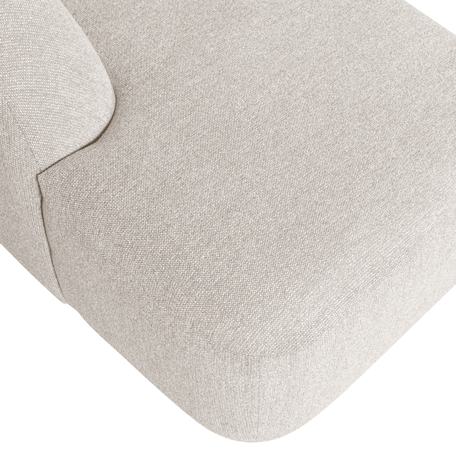 Woood | U-vorm bank Sloping pearl melange