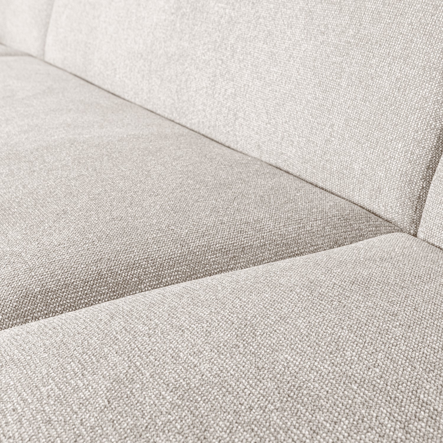 Woood | U-vorm bank Sloping pearl melange