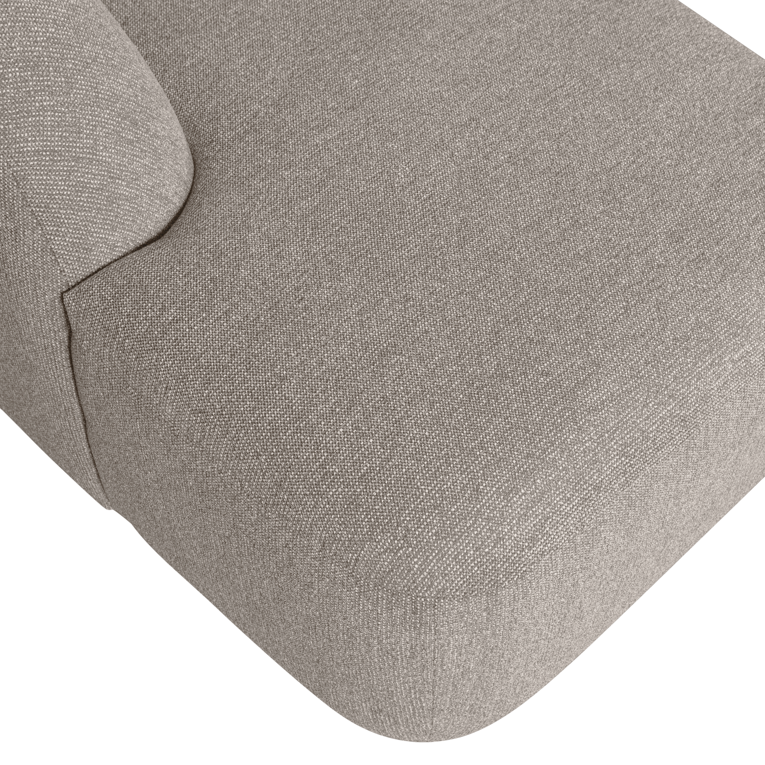 Woood | U-vorm bank Sloping off white melange