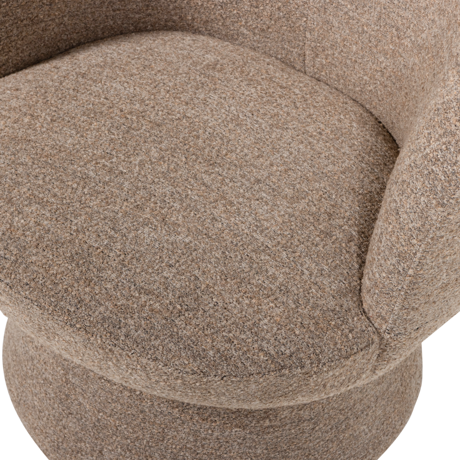 Woood | Draaifauteuil Shuffle bruin melange