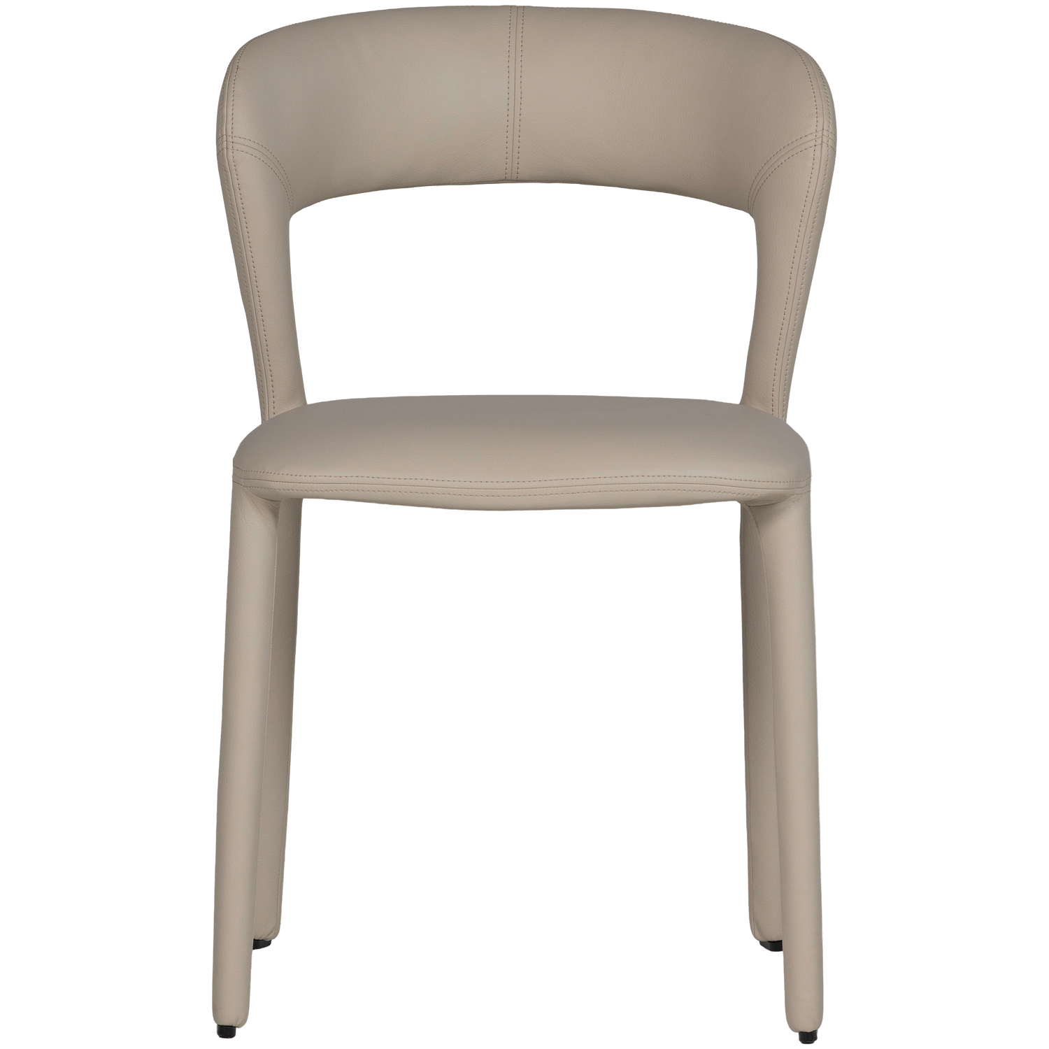 Woood | Eetkamerstoel Noble leerlook beige