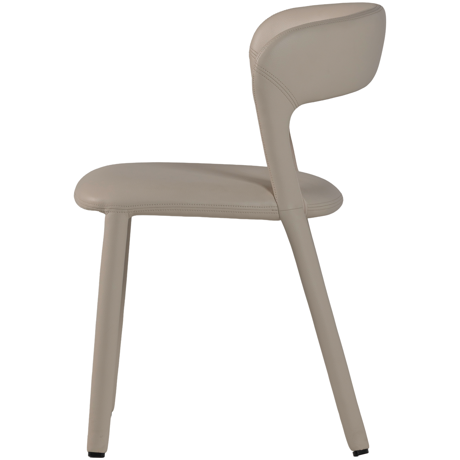 Woood | Eetkamerstoel Noble leerlook beige