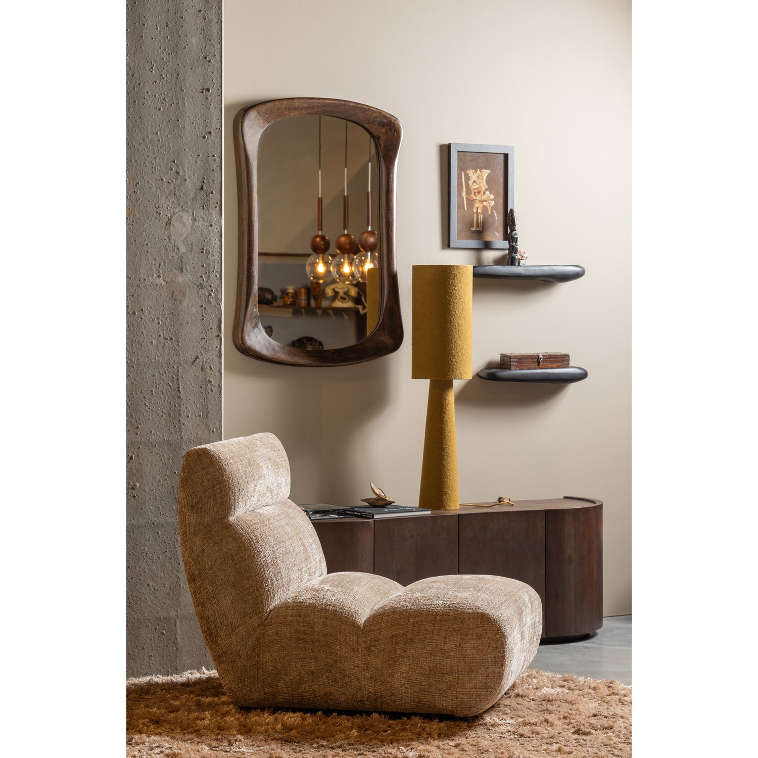 Woood | Fauteuil Observe clay