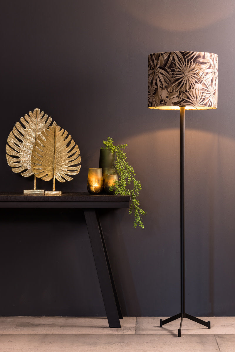 Light & Living | Vloerlamp Dennis zwart